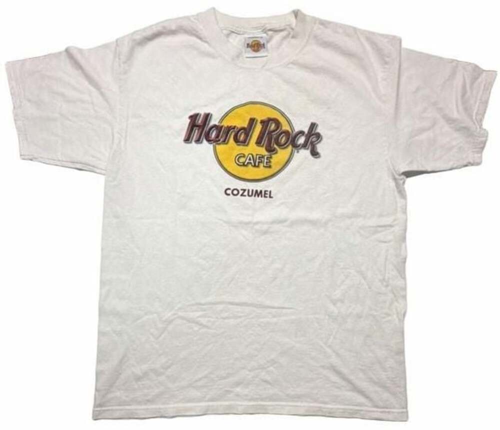 Hard Rock Cafe Cozumel White Short Sleeve Graphic T-Shirt